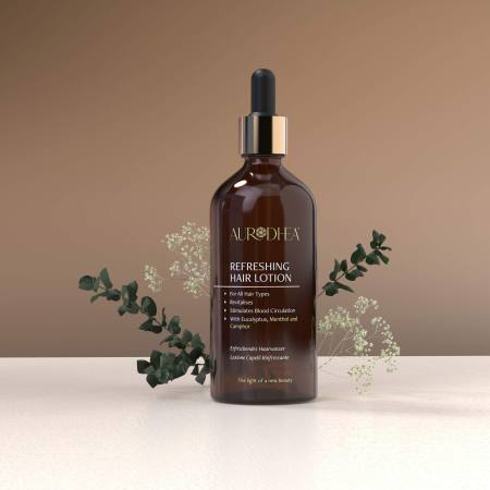 Lozione per capelli rinfrescante al Mentolo e alla Canfora 100 ml | Arricchita con Olio Essenziale di Eucalipto