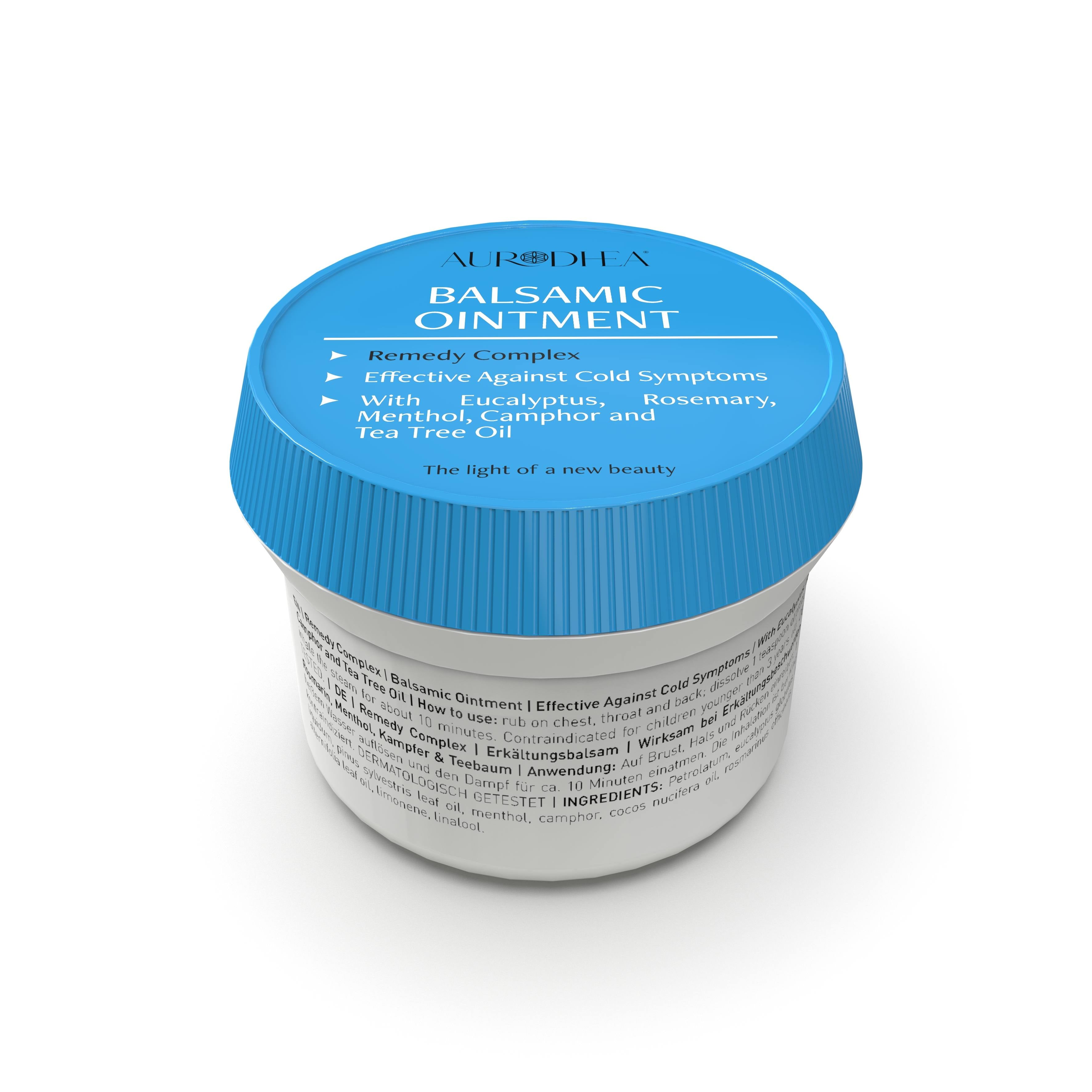 Unguento balsamico 50 ml | Arricchito con Eucalipto, Rosmarino, Mentolo, Canfora e Tea Tree