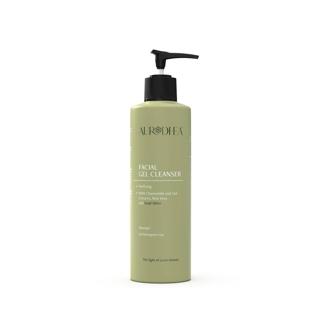 Gel detergente viso alla Bava di Lumaca 260 ml | Arricchito con Aloe Vera ed estratti di Avena e Camomilla