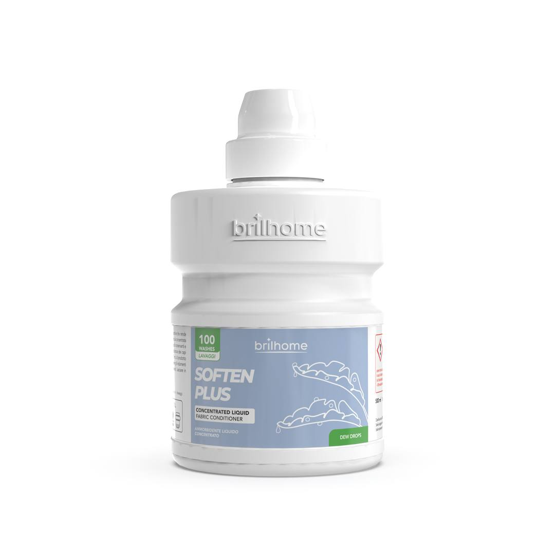 Soften Plus - 'Fresca Rugiada' - Ammorbidente liquido concentrato (VEGAN) 500 ml BH0014