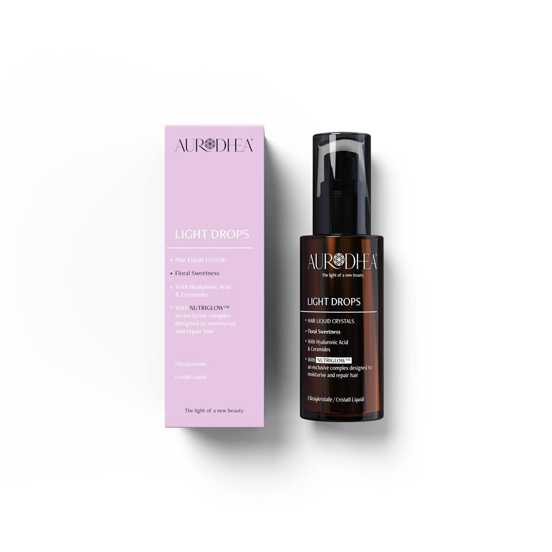 LIGHT DROPS 'Floral Sweetness' - Cristalli liquidi per capelli 50 ml | Con complesso esclusivo NUTRIGLOW™