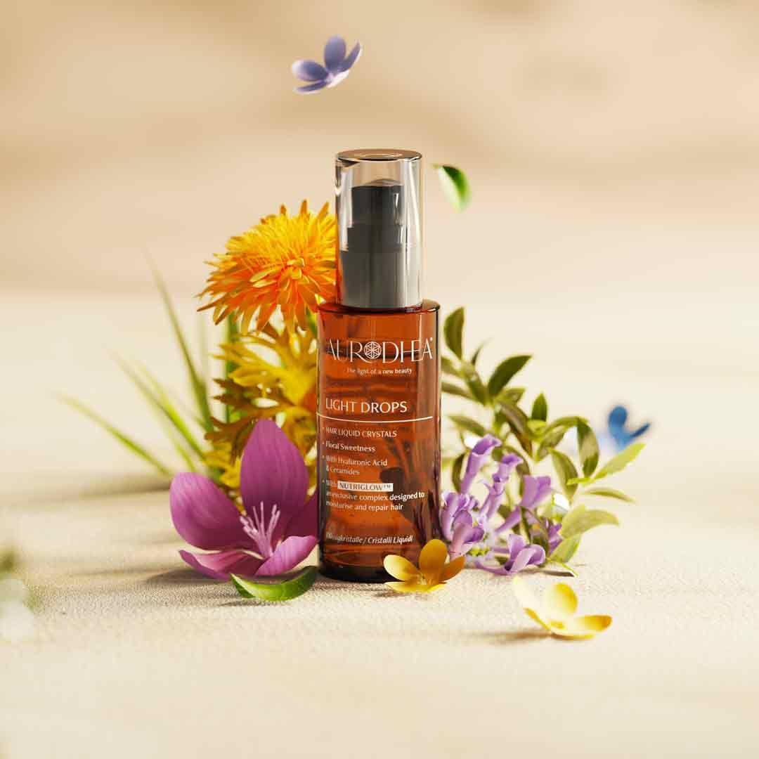 LIGHT DROPS 'Floral Sweetness' - Cristalli liquidi per capelli 50 ml | Con complesso esclusivo NUTRIGLOW™