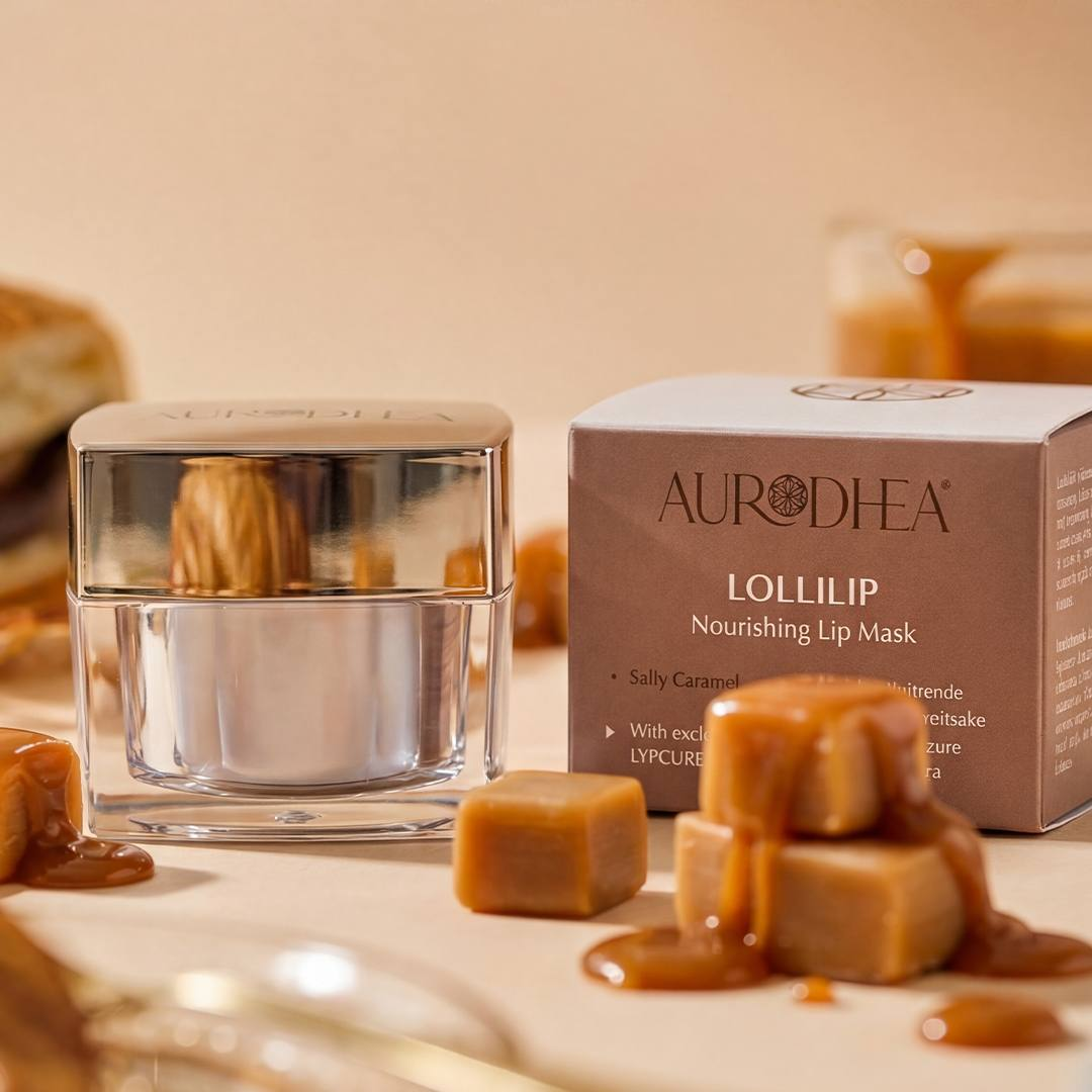 LOLLILIP ‘Salty Caramel’ - Maschera Labbra Nutriente 15 ml | Con complesso esclusivo LYPCURE™